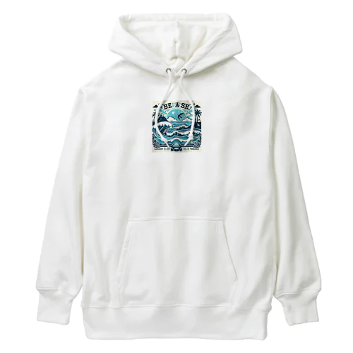 青い海 Heavyweight Hoodie