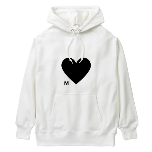 ハートとイニシャル大好き！ Heavyweight Hoodie