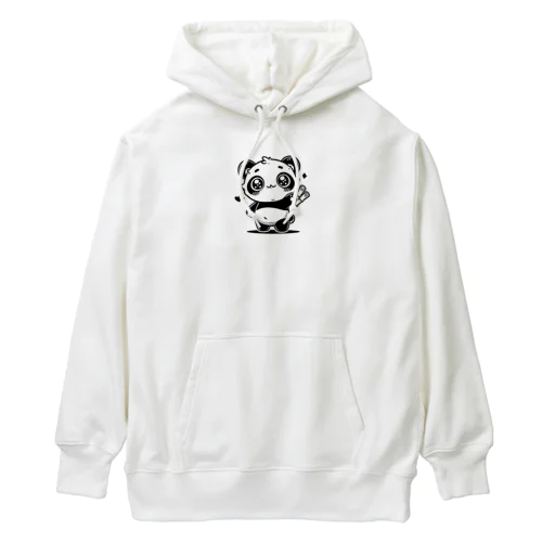 かわいいパンダ Heavyweight Hoodie