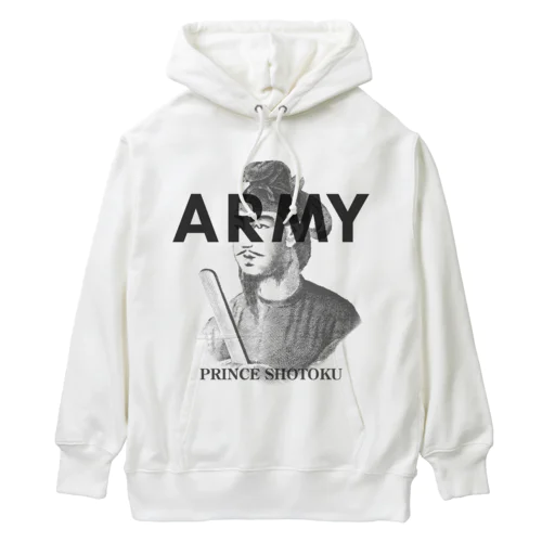 U.S.ARMYな聖徳太子さん Heavyweight Hoodie