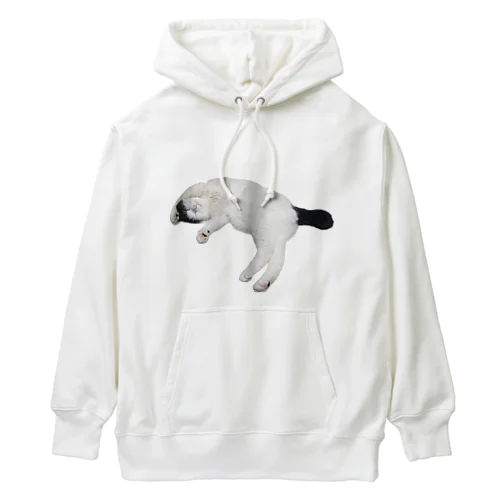 尻尾が短い保護猫 たぬちゃん Heavyweight Hoodie