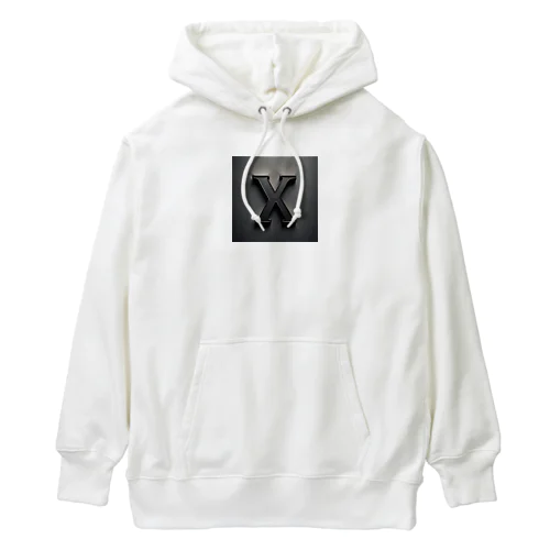 かっこよく描いたX Heavyweight Hoodie