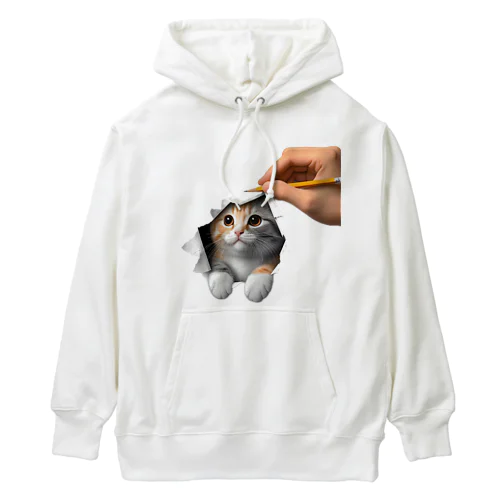 猫が出てくる Heavyweight Hoodie