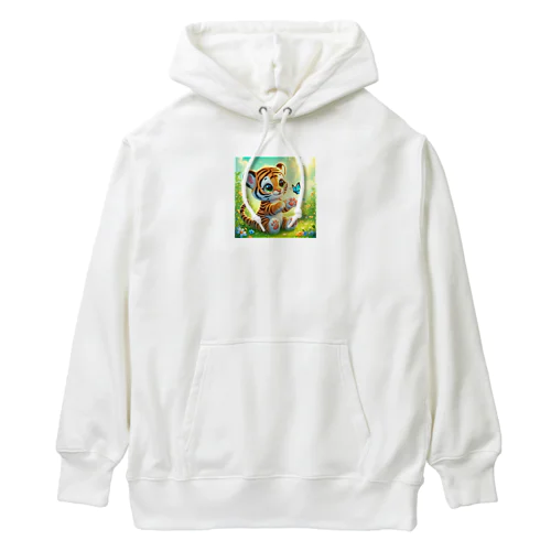 かわいすぎる虎の赤ちゃん Heavyweight Hoodie