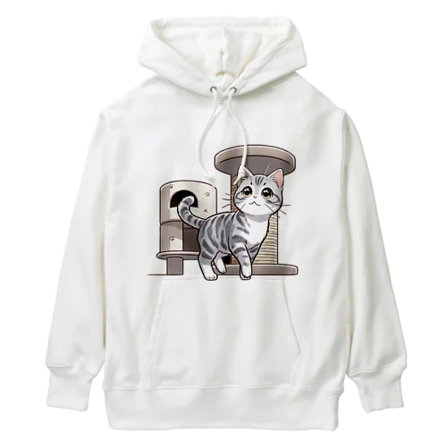 ねこタワー の 猫 Heavyweight Hoodie