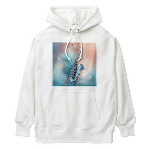 サファイアブルーの旋律 Heavyweight Hoodie