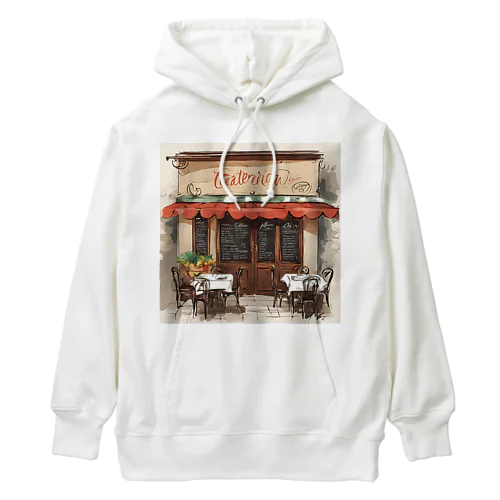 ☕✨おしゃれなカフェテリア💕 Heavyweight Hoodie