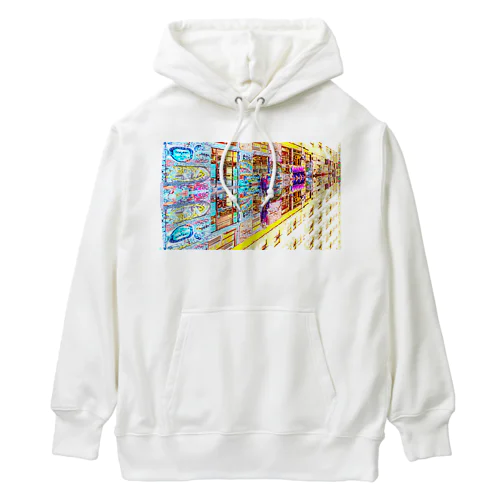 鏡面反射の坂道アート　Model「Vika_Glitter」 Heavyweight Hoodie