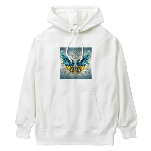 翼　ウクライナカラー　ルネサンス16世紀 Heavyweight Hoodie