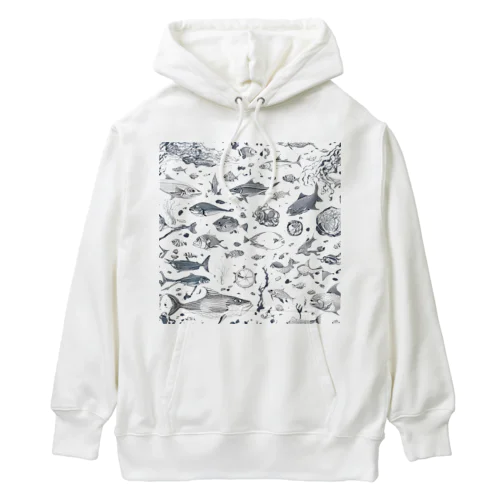 深海 Heavyweight Hoodie