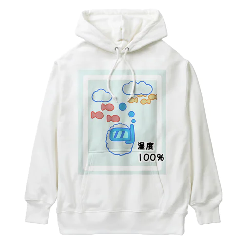 湿度100％ Heavyweight Hoodie