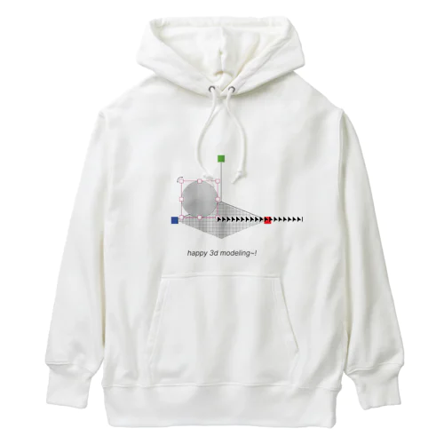 Happy 3D Modeling Heavyweight Hoodie