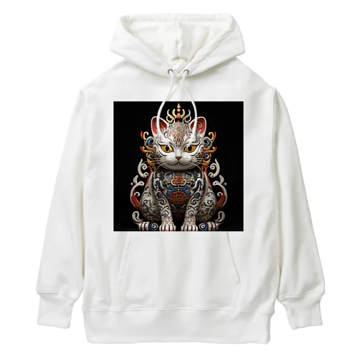 とある猫神社の狛猫 Heavyweight Hoodie