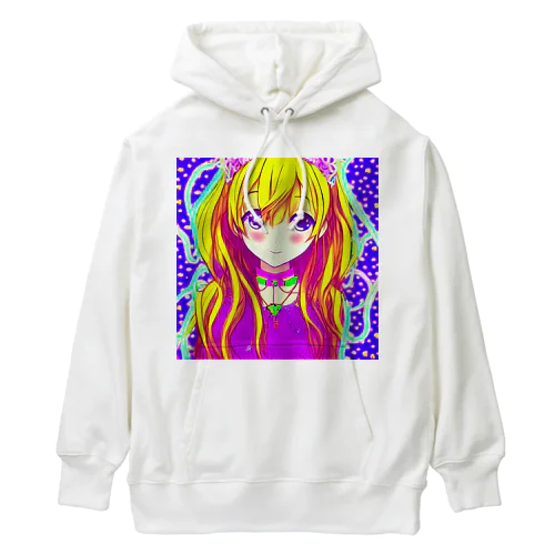 金髪優しげ★きゅぴきゅぴガール Heavyweight Hoodie