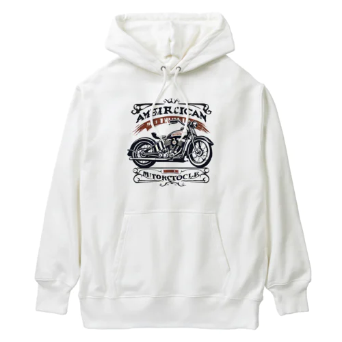 アメリカンビンテージバイク Heavyweight Hoodie