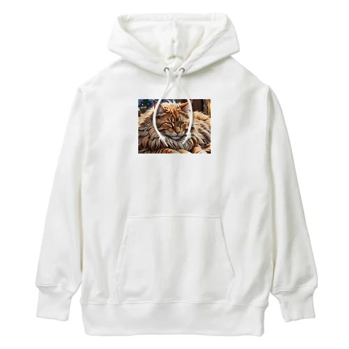 ふさふさねこ Heavyweight Hoodie