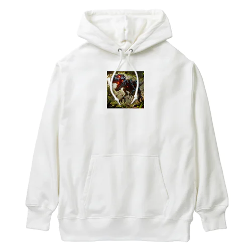 機械の恐竜のグッズです Heavyweight Hoodie