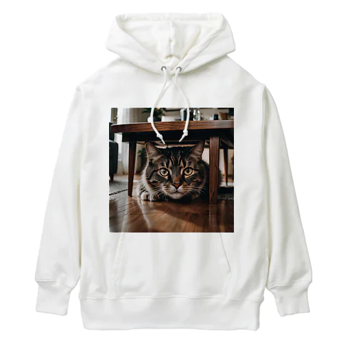 隠れる猫 Heavyweight Hoodie