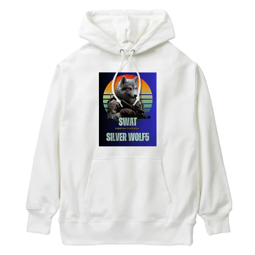 SWATシルバーウルフ5 Heavyweight Hoodie