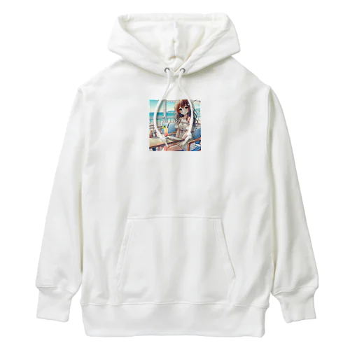 浜辺のカフェで Heavyweight Hoodie