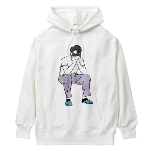 イケメンとお話し中 Heavyweight Hoodie