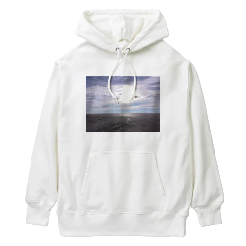 トルコ、塩の湖 Heavyweight Hoodie