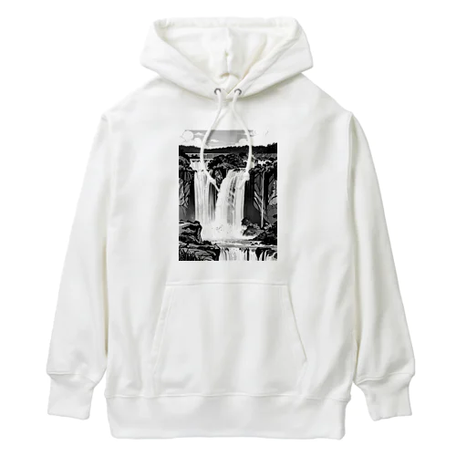 壮大な滝 Heavyweight Hoodie