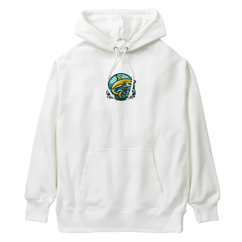 黄色いサメ Heavyweight Hoodie