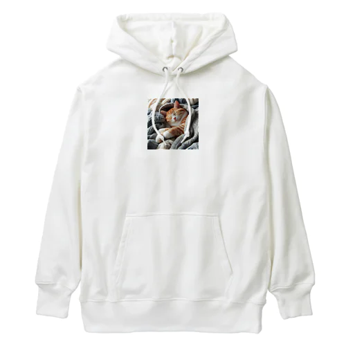 猫×睡眠×癒し Heavyweight Hoodie