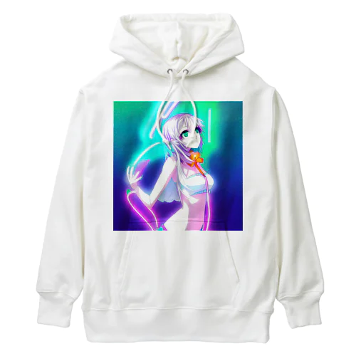 銀髪きゅぴきゅぴ★不思議ちゃんガール Heavyweight Hoodie