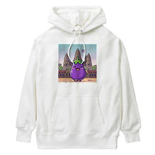 ナスビーカンボジアへ行く Heavyweight Hoodie