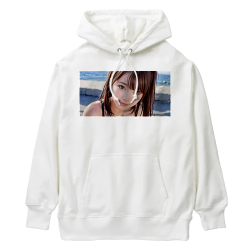 彼女と3 Heavyweight Hoodie