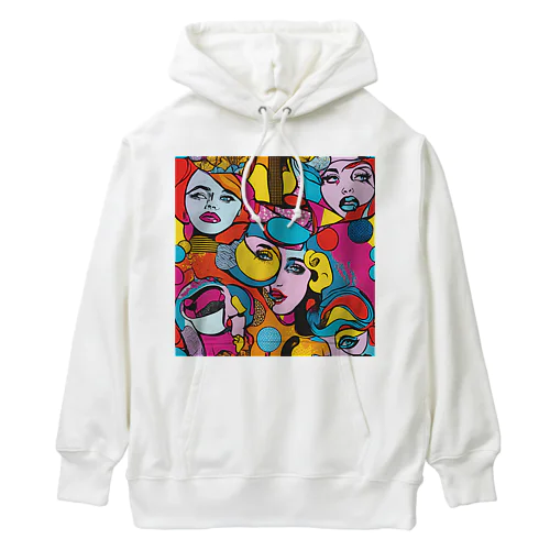 ポップアート Heavyweight Hoodie