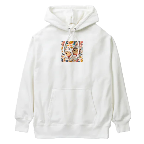 音楽と喜びの不思議キャラクター Heavyweight Hoodie