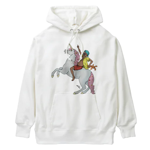 The Grandpa on a unicorn Heavyweight Hoodie