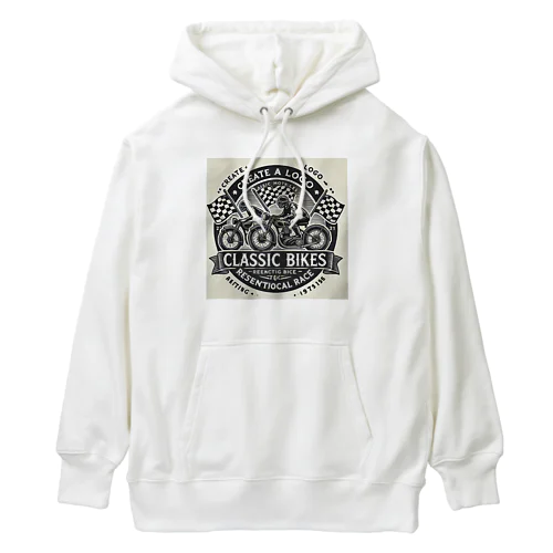  クラシックバイクの歴史的レース再現イベント Heavyweight Hoodie