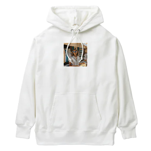 日焼け止めとサーフショップのレジ Heavyweight Hoodie