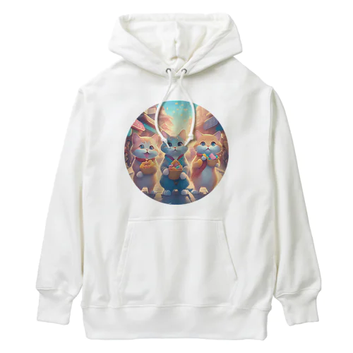 旅行する猫1 Heavyweight Hoodie