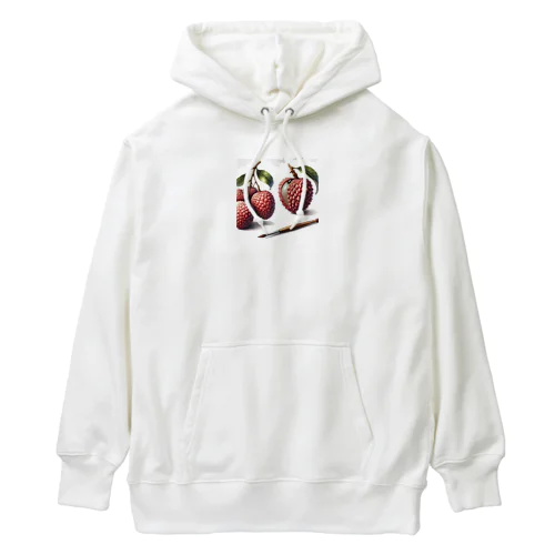 水彩画ライチ Heavyweight Hoodie