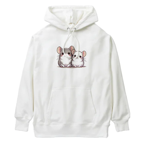 なかよしチンチラ Heavyweight Hoodie