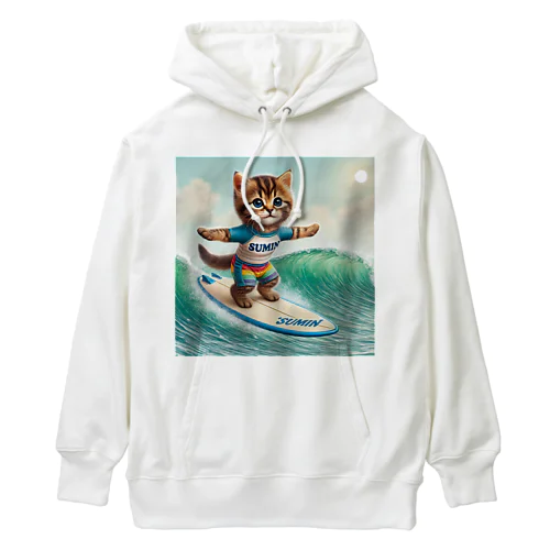 サーフィンCat Heavyweight Hoodie