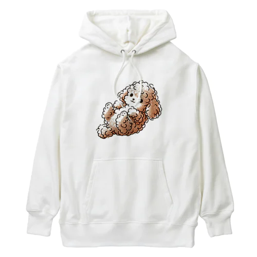 イラスト犬シリーズ　「プードル」 Heavyweight Hoodie