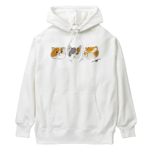 にゃんトリオ1 Heavyweight Hoodie