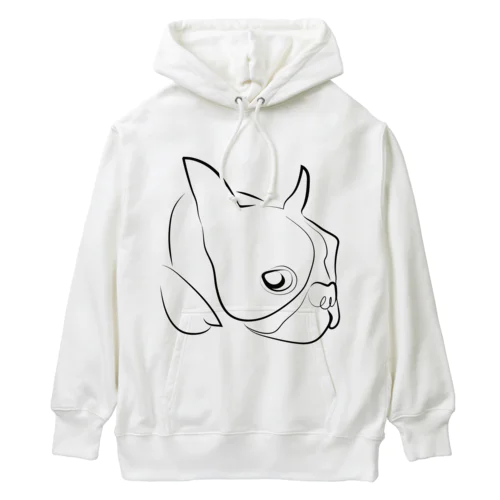 ボストンテリアのぷー Heavyweight Hoodie