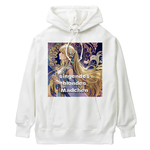 アール・ヌーヴォー風の少女 Heavyweight Hoodie