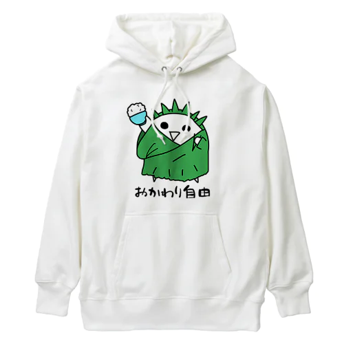 おかわり自由の女神 Heavyweight Hoodie