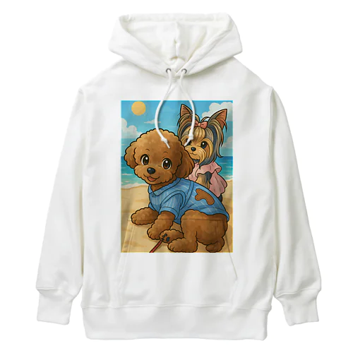 マロンとショコラの休日リゾート Heavyweight Hoodie