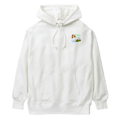 ホオズキ 水紋（和柄）その2 Heavyweight Hoodie