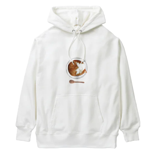 猫カレー🍛おいしそうな いろをした ねこ. Heavyweight Hoodie