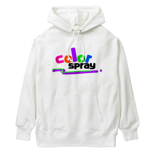 colour spray Heavyweight Hoodie